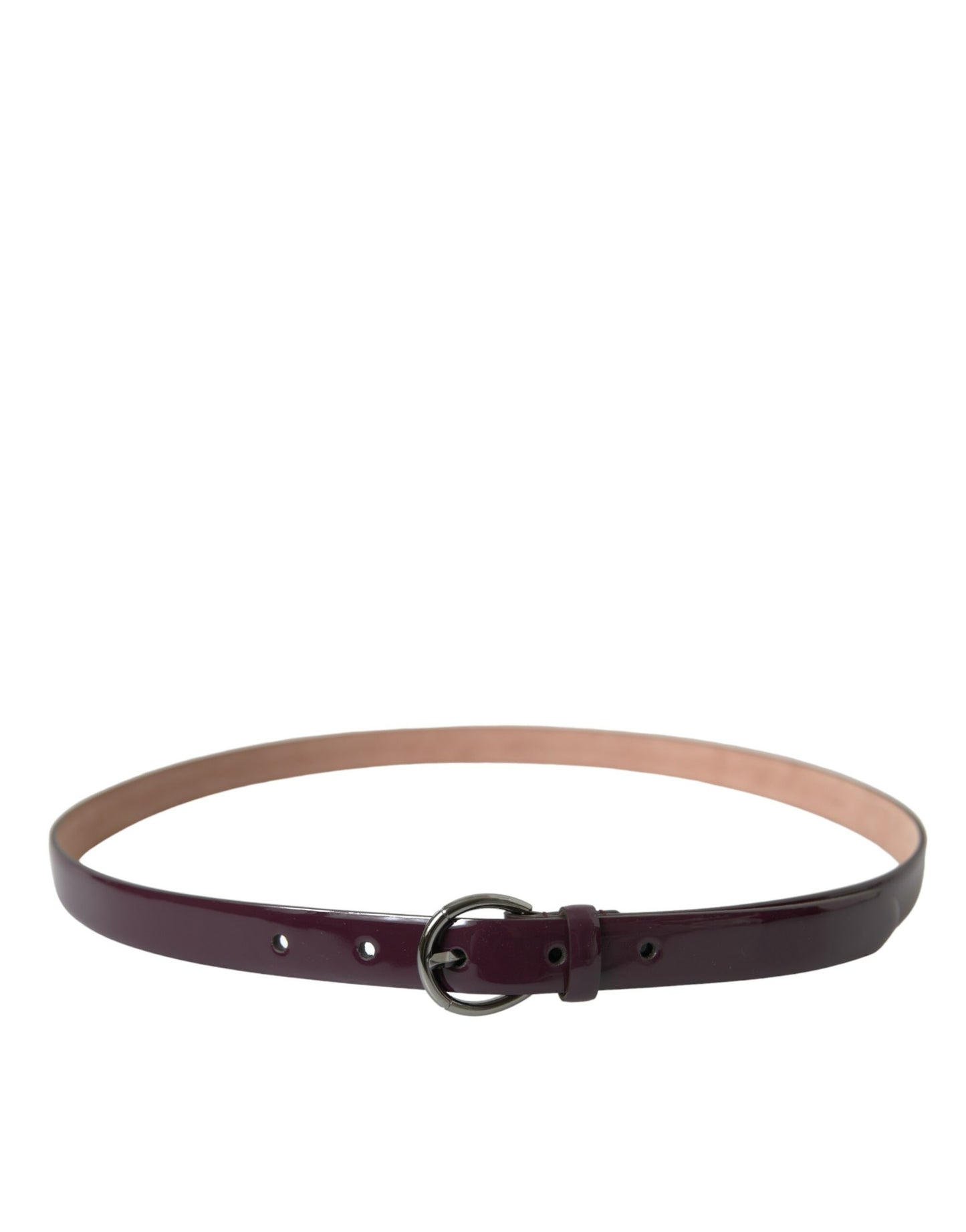 Dolce &amp; Gabbana Elegant chestnut brown leather belt