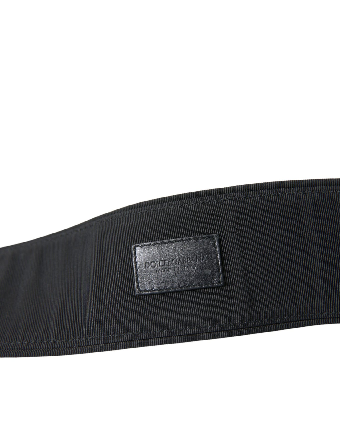 Dolce &amp; Gabbana Elegant suede waist belt in timeless black