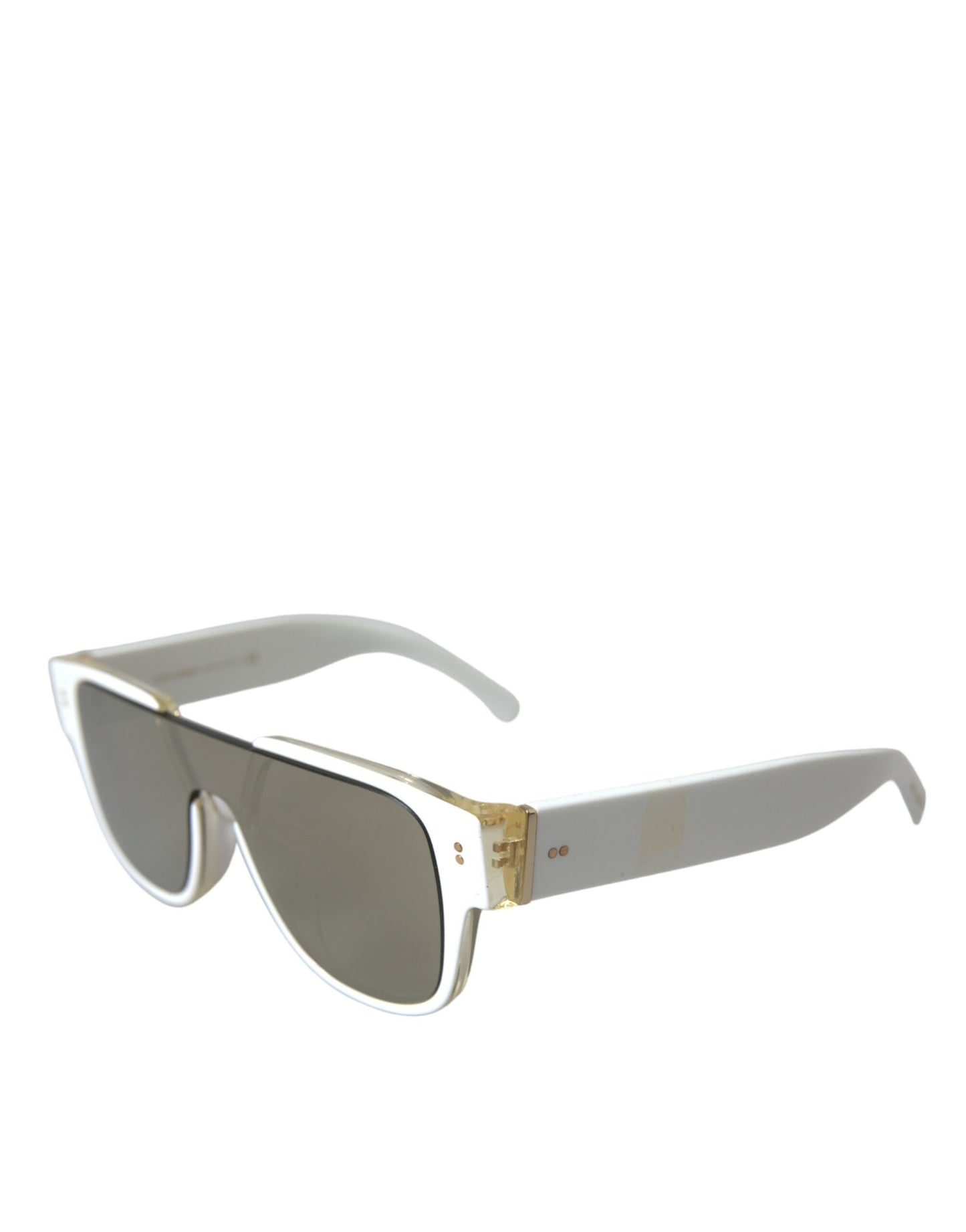 Dolce &amp; Gabbana Chic white designer sunglasses made of acetate