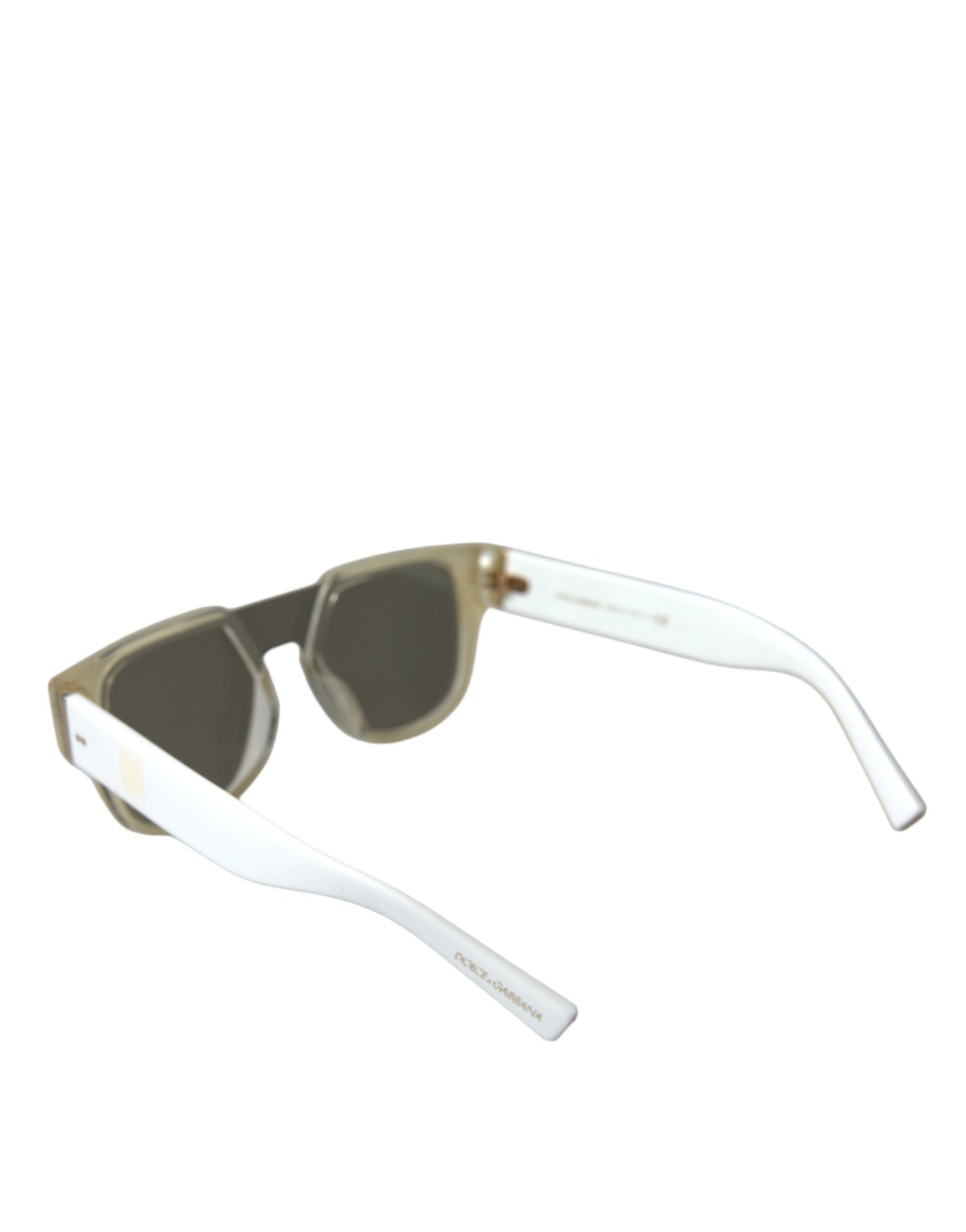 Dolce &amp; Gabbana Chic white designer sunglasses made of acetate