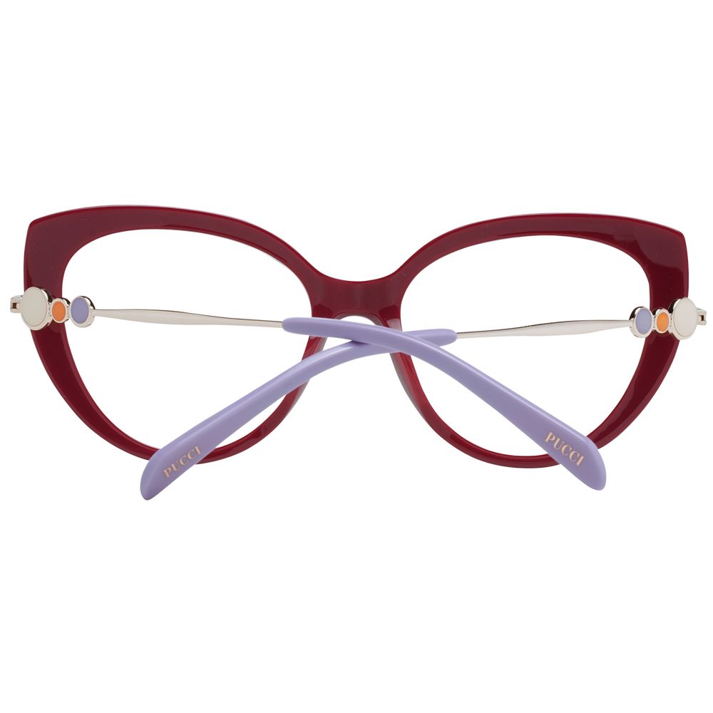 Emilio Pucci Red Optical Eyeglasses Frames for Women