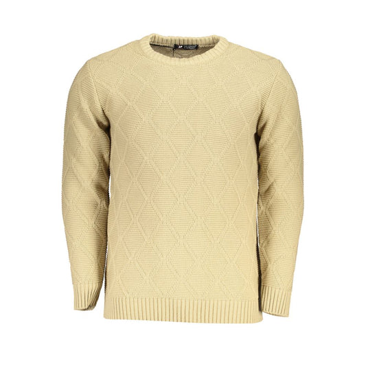 US Grand Polo Elegant round neck sweater with diamond pattern