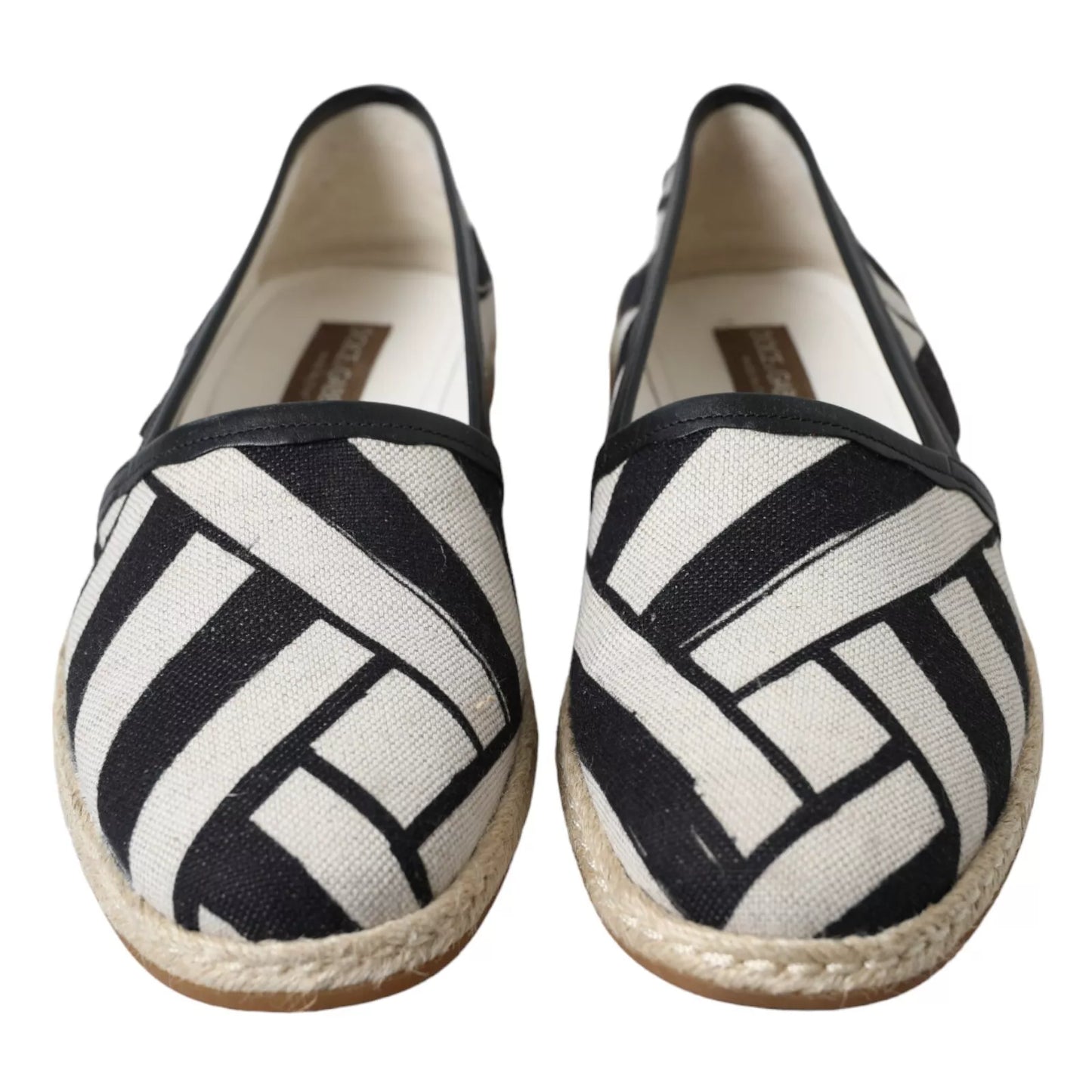 Dolce &amp; Gabbana Elegant espadrilles in striped leather