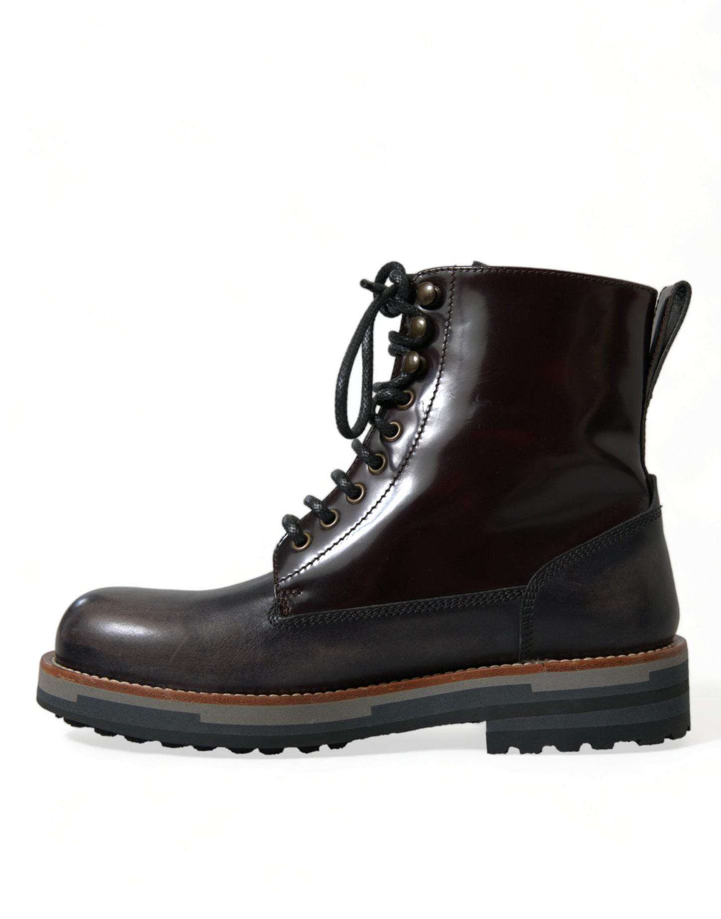 Dolce &amp; Gabbana Chic two-tone leather mid-calf boots