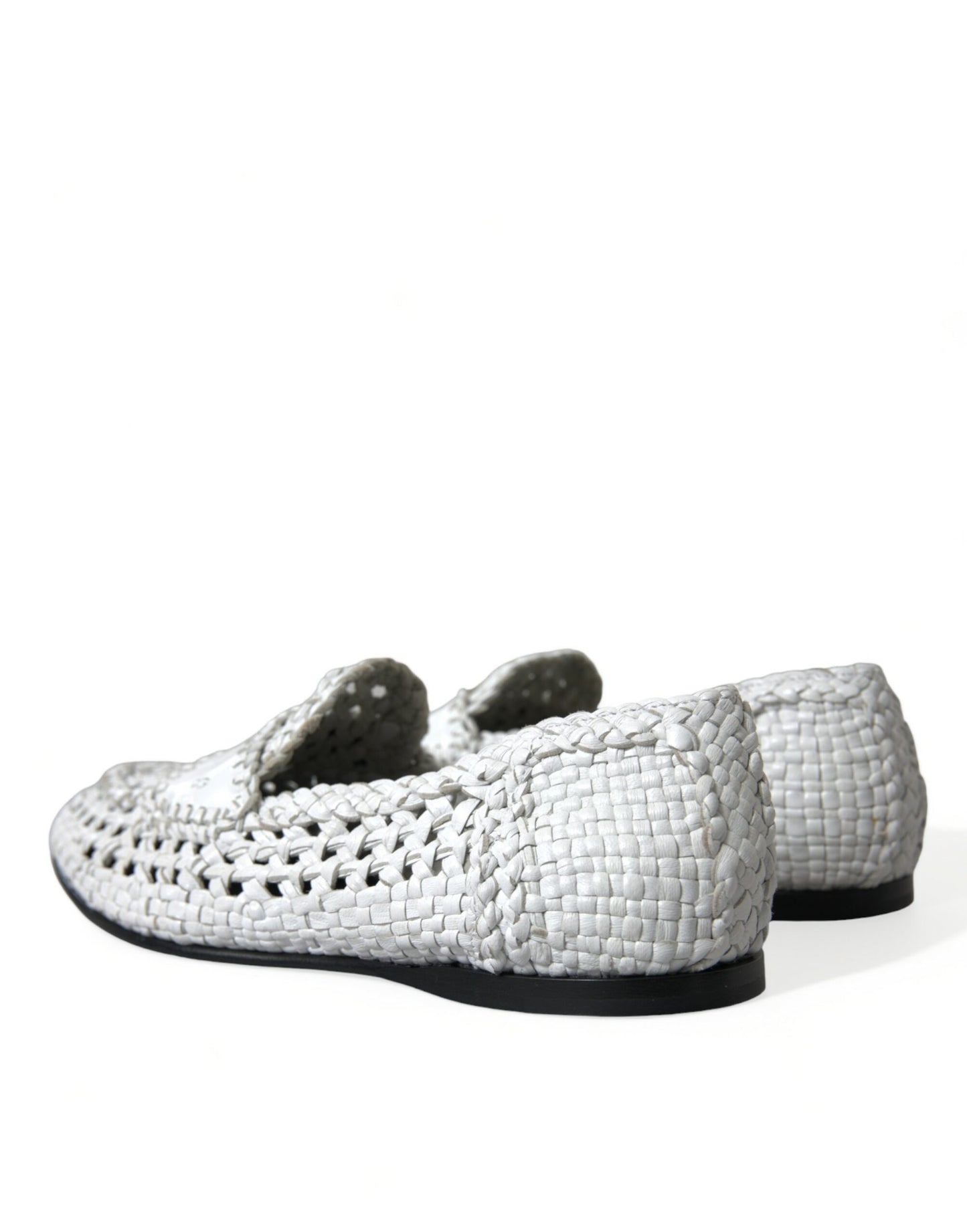 Dolce &amp; Gabbana Elegant white loafer slippers