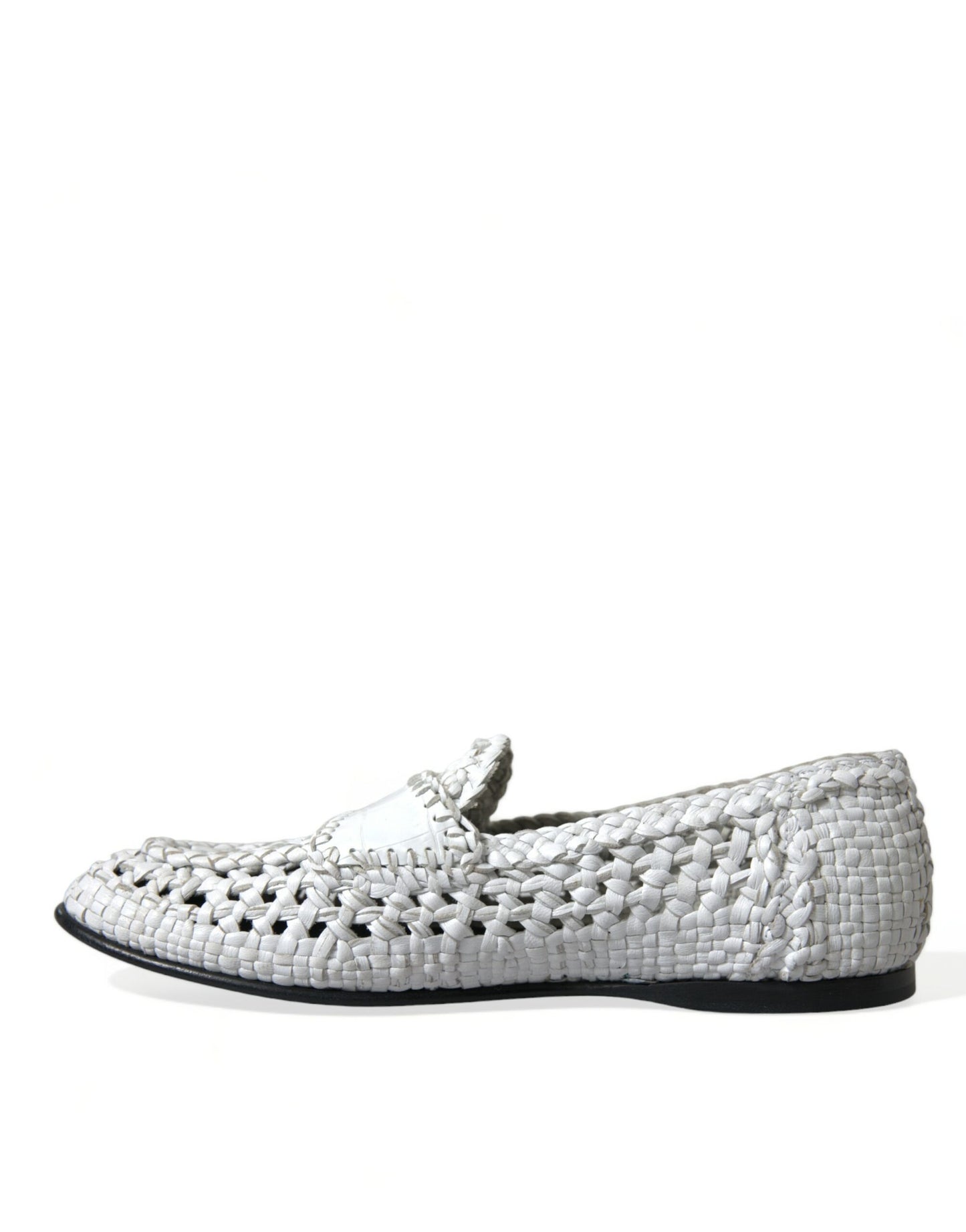 Dolce &amp; Gabbana Elegant white loafer slippers