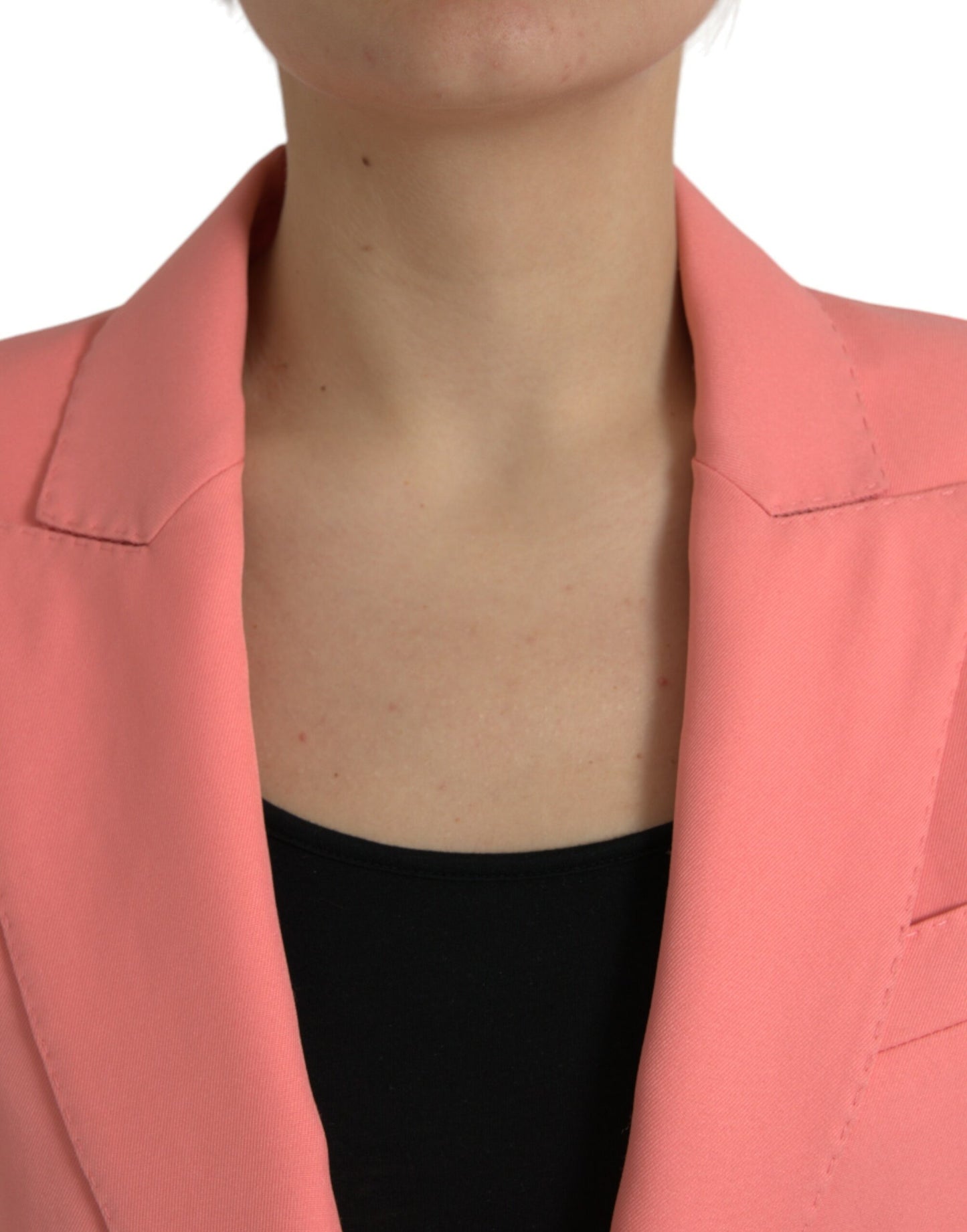 Dolce &amp; Gabbana Chic pink blazer with peak lapels