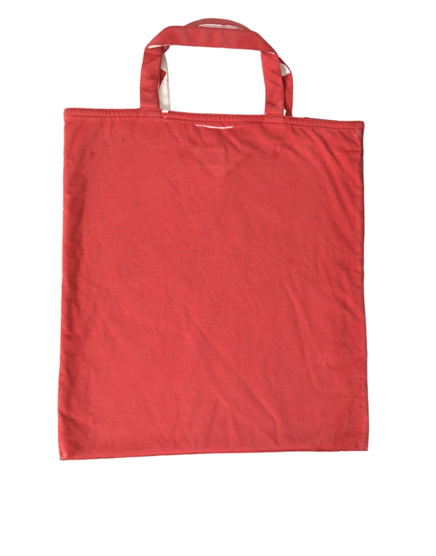 Prada Chic Tote Bag in red and white fabric