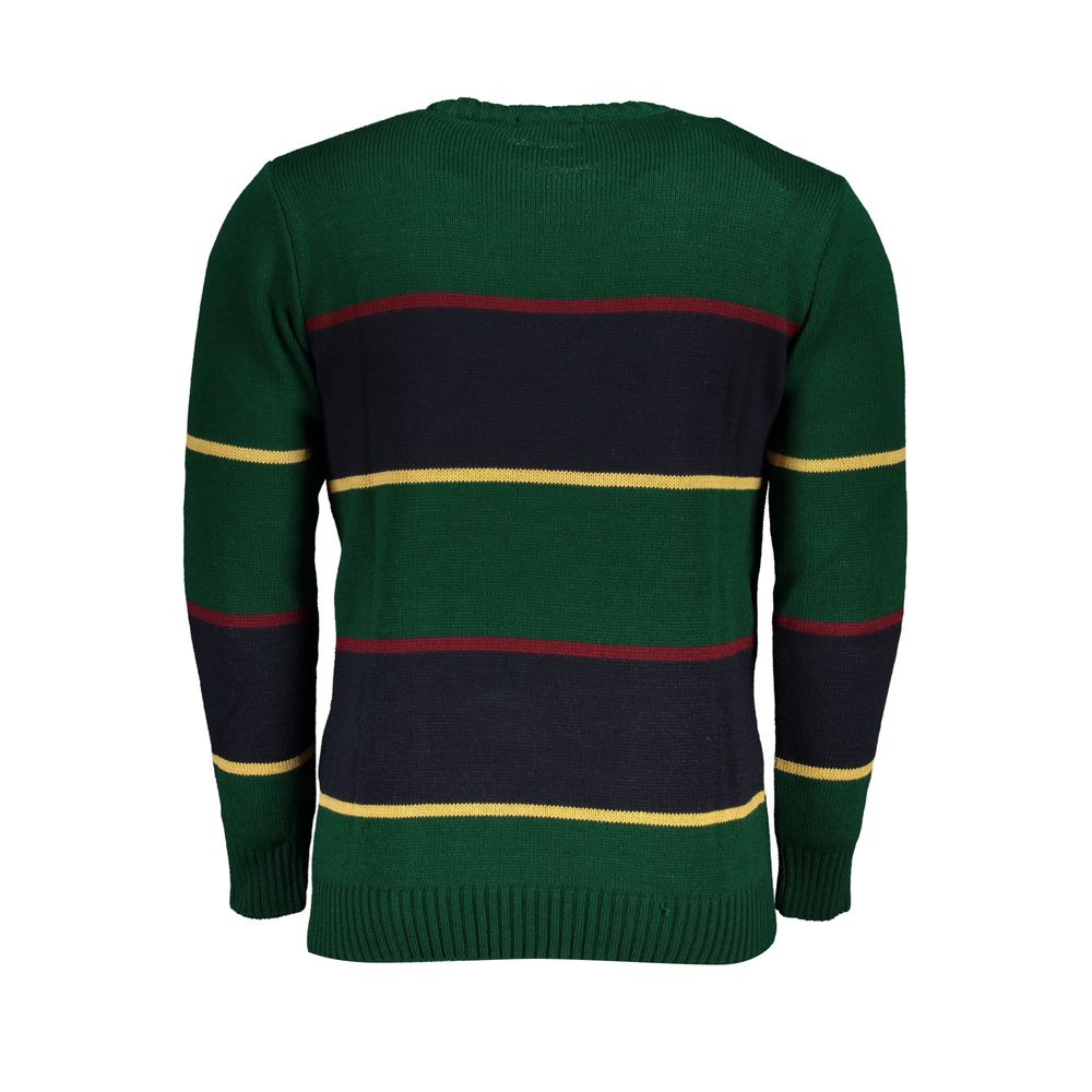 US Grand Polo Green Fabric Sweater