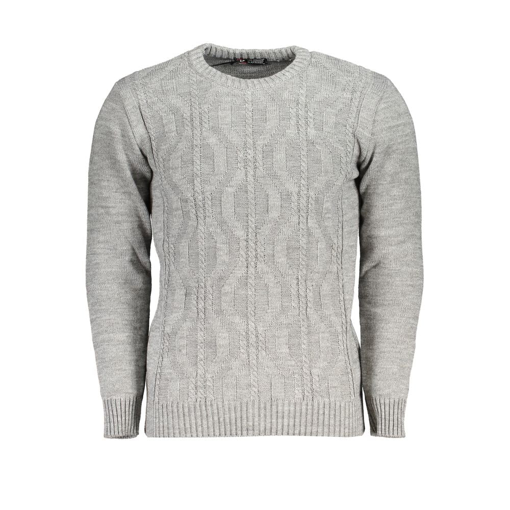 US Grand Polo Gray Fabric Sweater