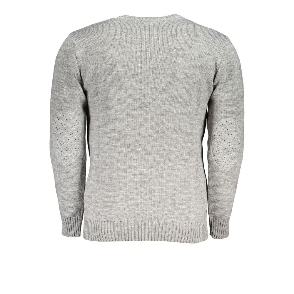 US Grand Polo Gray Fabric Sweater