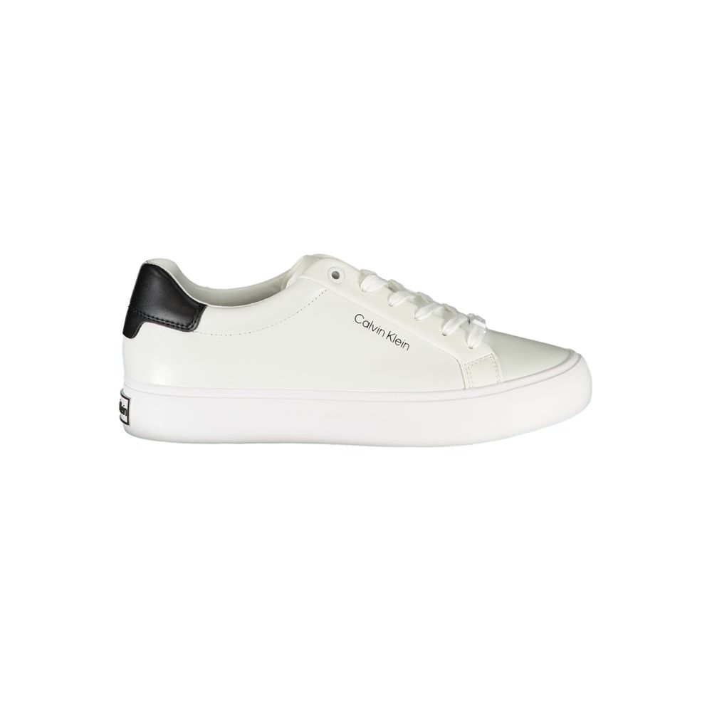 Calvin Klein sneakers made of white polyester