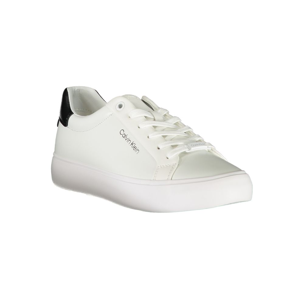 Calvin Klein sneakers made of white polyester