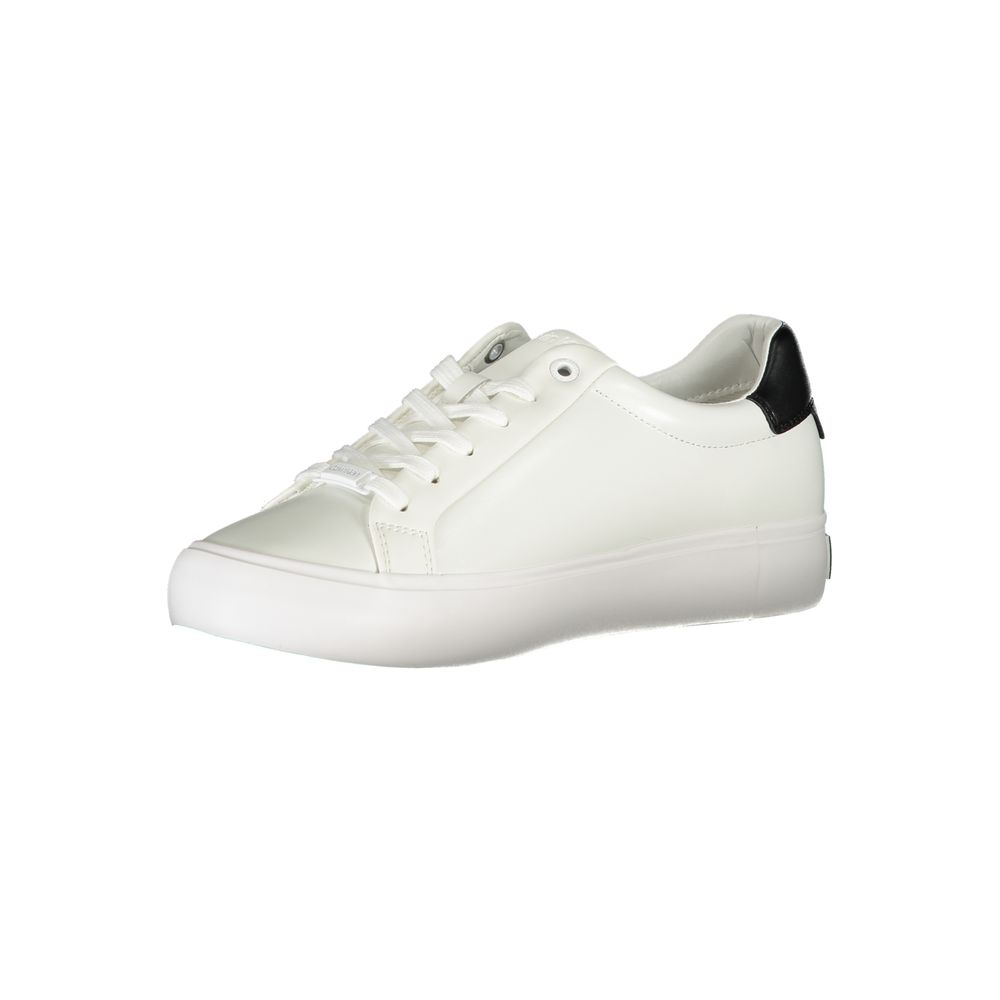 Calvin Klein sneakers made of white polyester