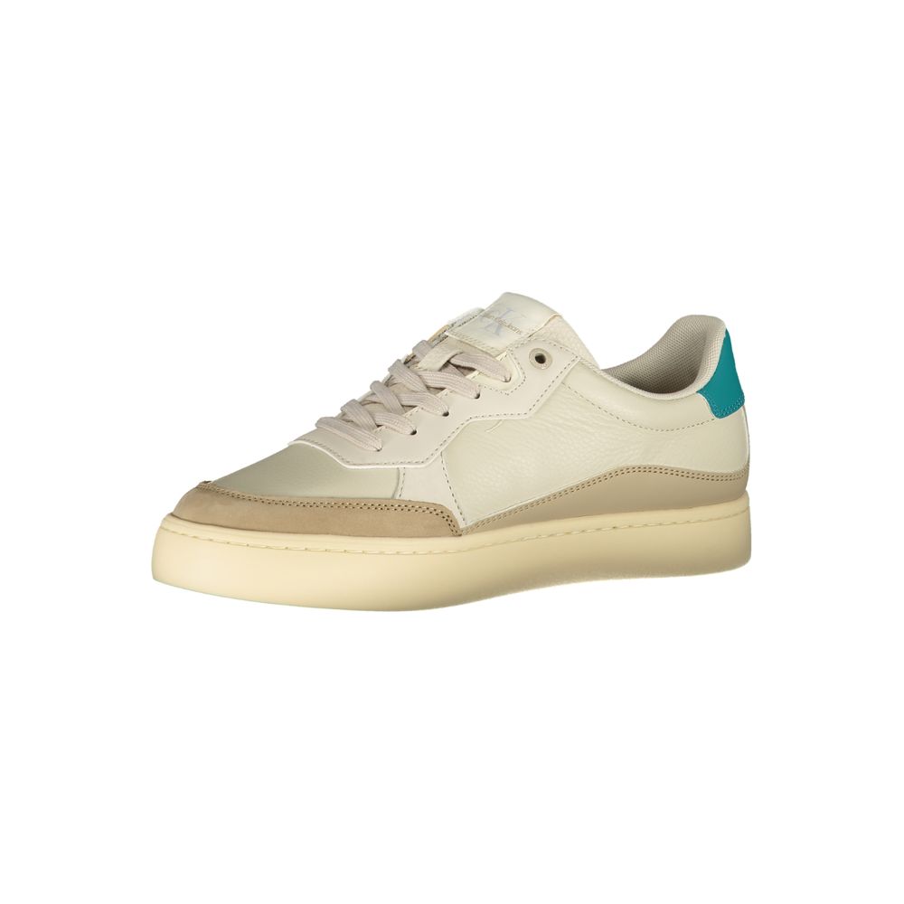 Calvin Klein Beige Polyester Sneakers