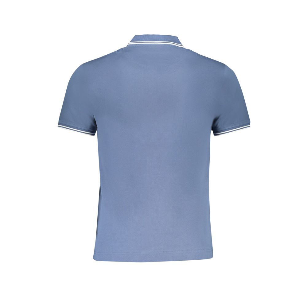 Harmont &amp; Blaine Blue Cotton Polo Shirt