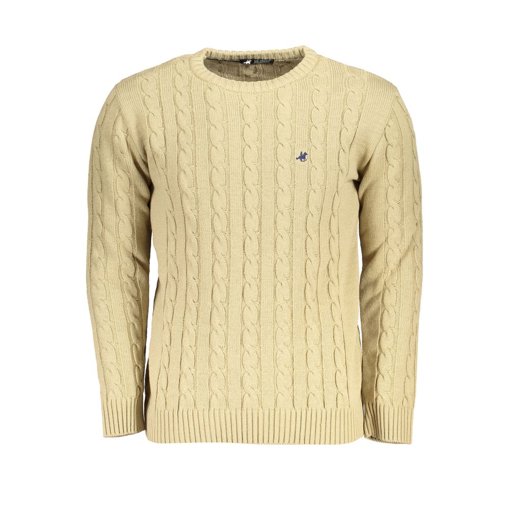 U.S. Grand Polo Beige Stoff Pullover