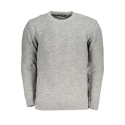 US Grand Polo Gray Fabric Sweater