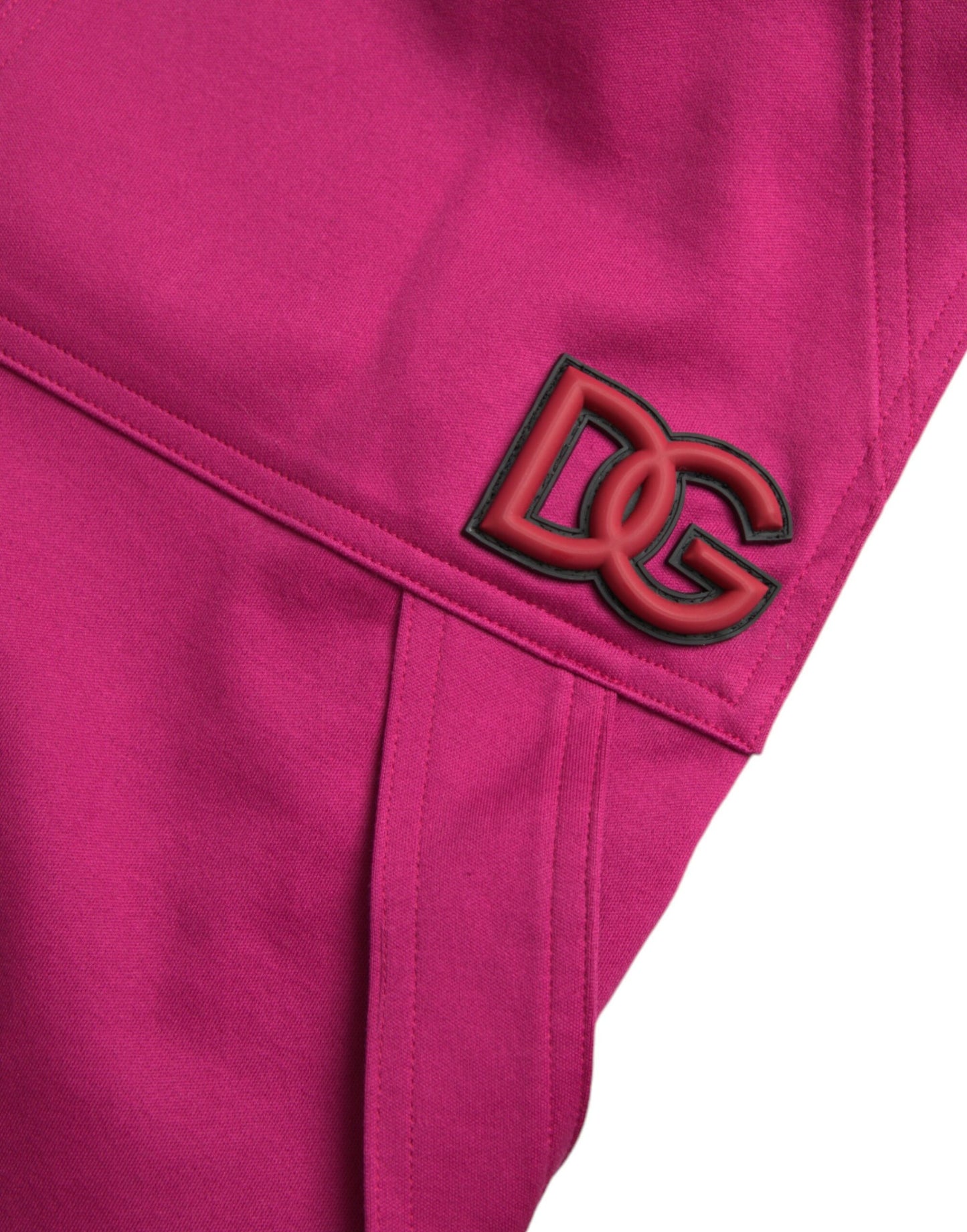 Dolce & Gabbana Rosa Logo-Cargo-Baumwoll-Jogger-Sweatpants