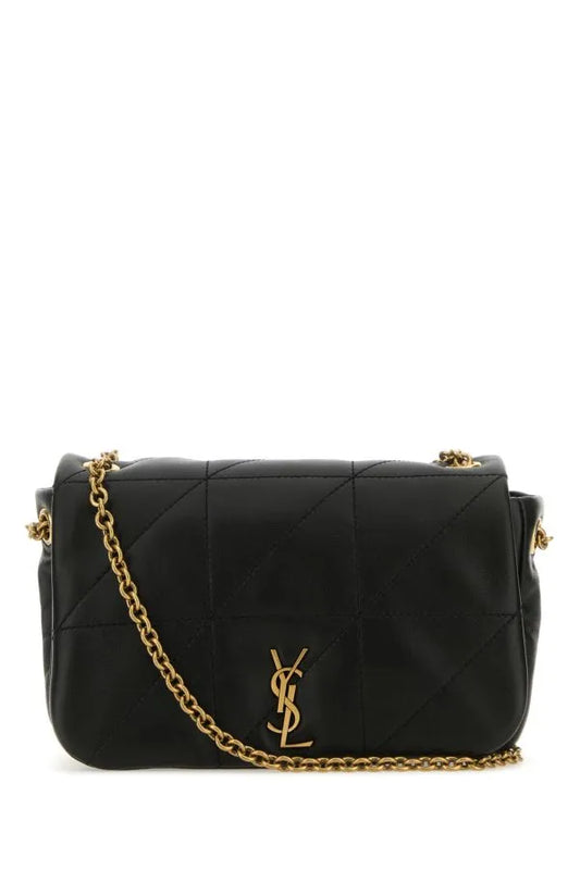 Saint Laurent Black Nappa Leather Mini Jamie Shoulder Bag