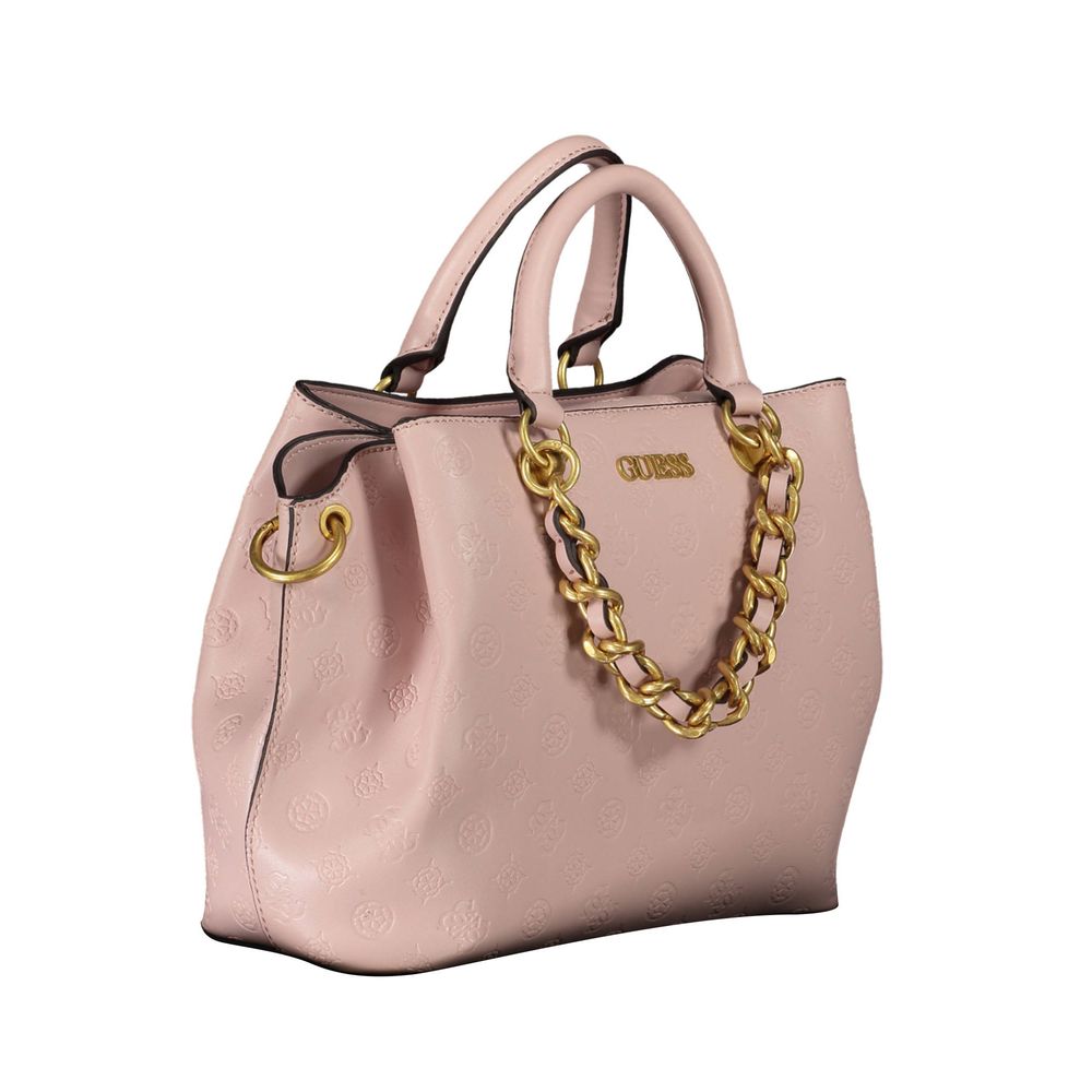 Guess Jeans Rosa Polyethylen-Handtasche