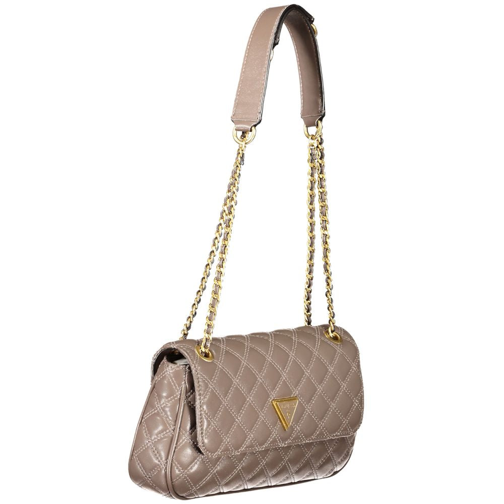 Guess Jeans Beige Polyethylen Handtasche