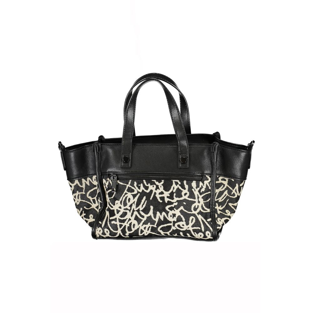 Desigual Schwarze Polyester Handtasche