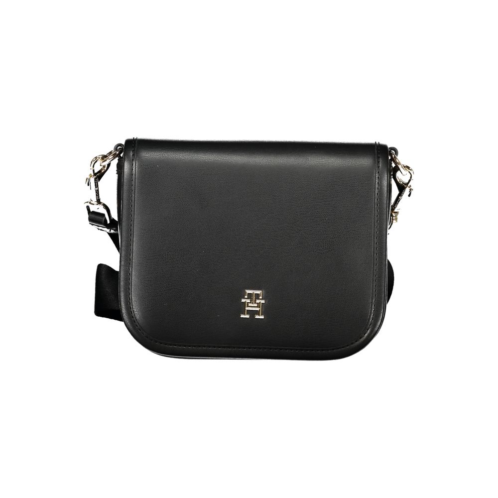 Tommy Hilfiger Schwarze Polyethylen-Handtasche