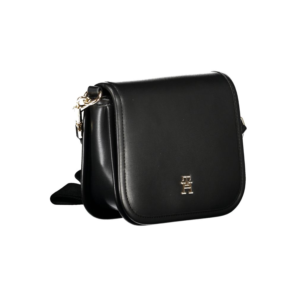 Tommy Hilfiger Schwarze Polyethylen-Handtasche