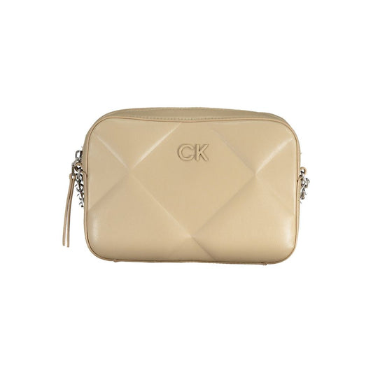 Calvin Klein Beige Polyester Handbag