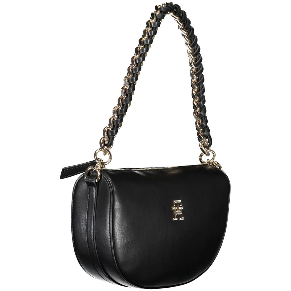 Tommy Hilfiger Schwarze Polyethylen-Handtasche