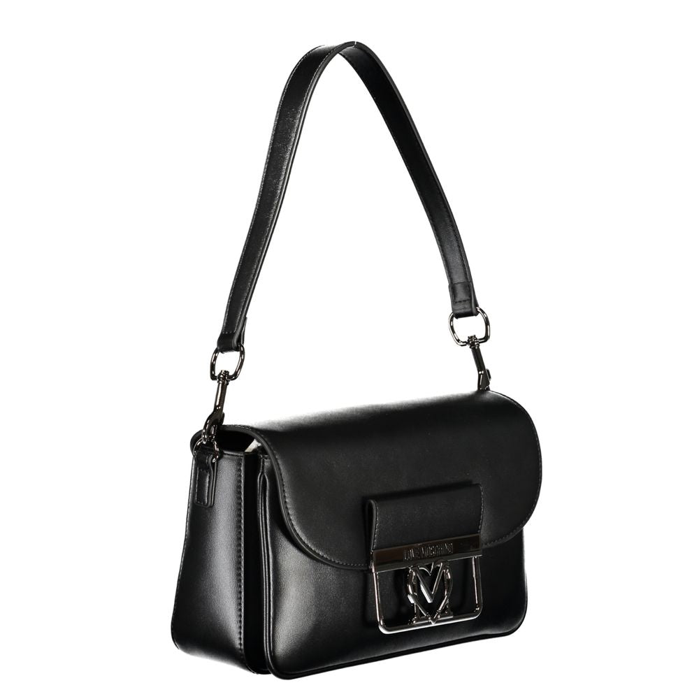 Love Moschino Schwarze Polyethylen-Handtasche