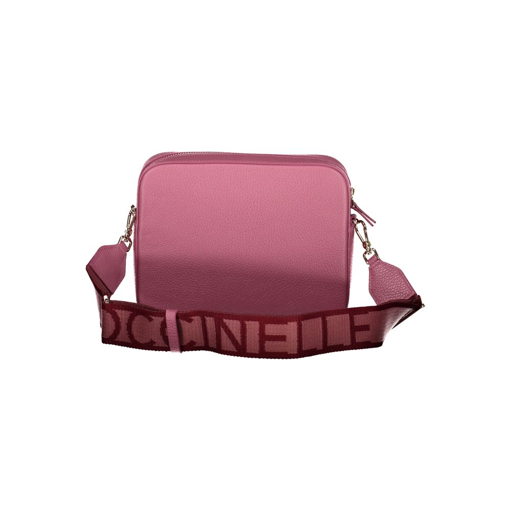 Coccinelle pink leather handbag