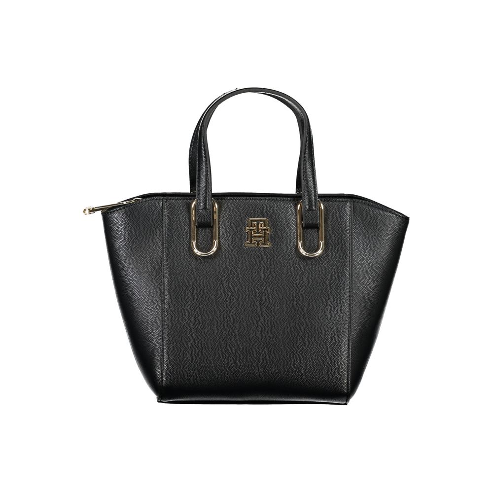 Tommy Hilfiger Schwarze Polyethylen-Handtasche