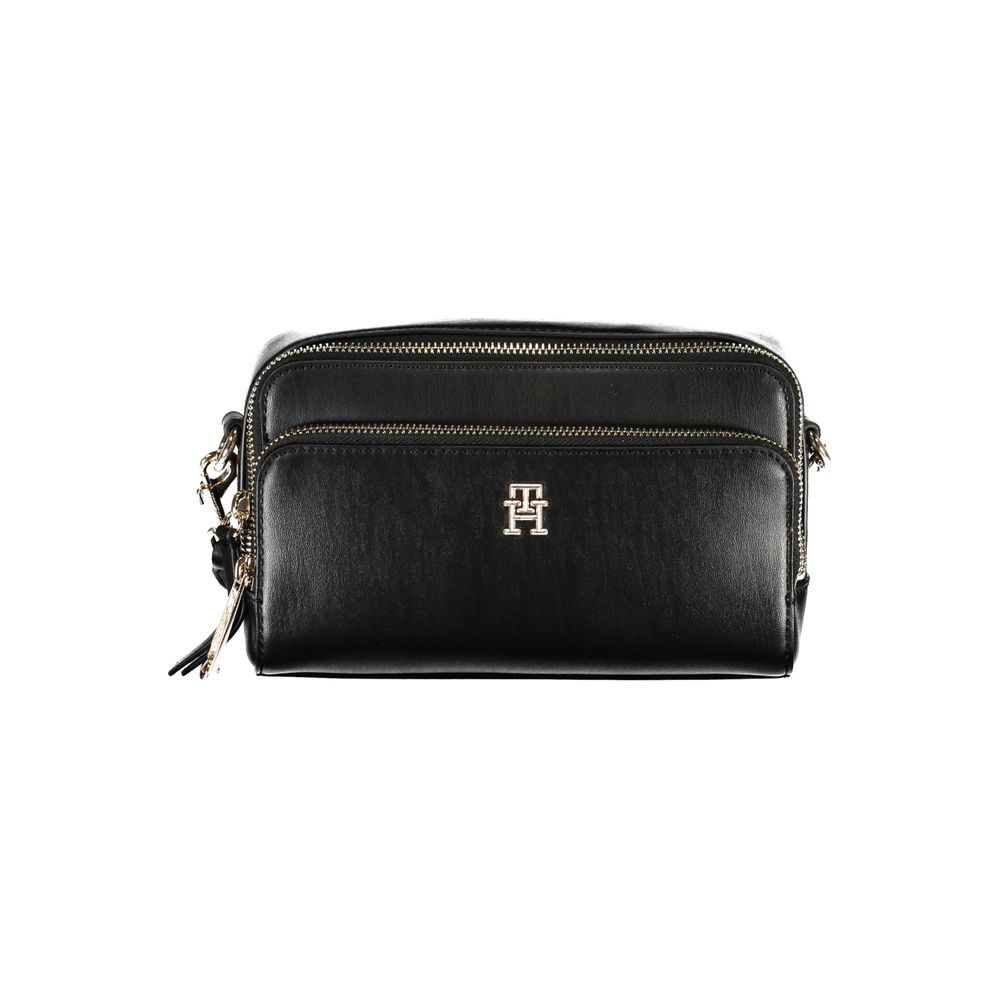 Tommy Hilfiger Schwarze Polyethylen-Handtasche