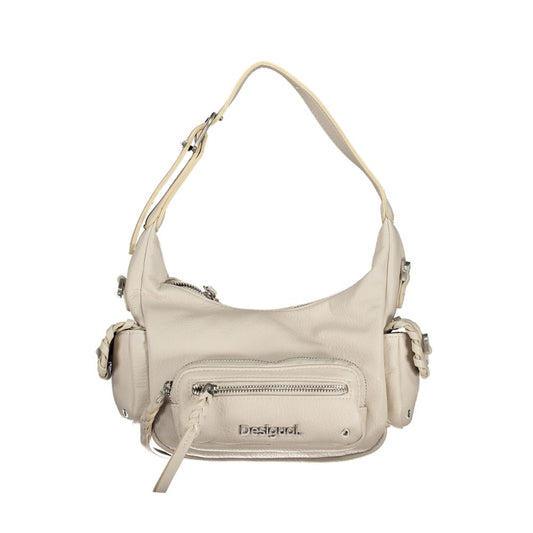 Desigual handbag made of white polyethylene