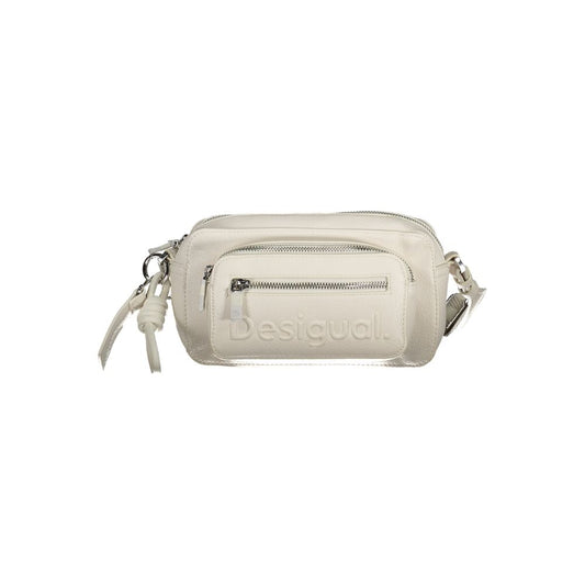 Desigual handbag made of white polyethylene