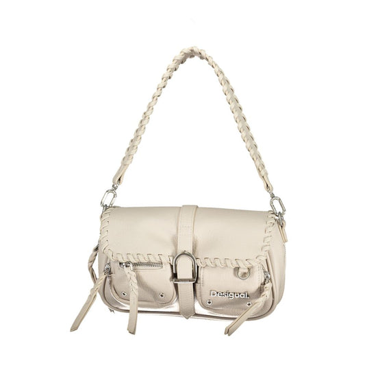 Desigual handbag made of white polyethylene