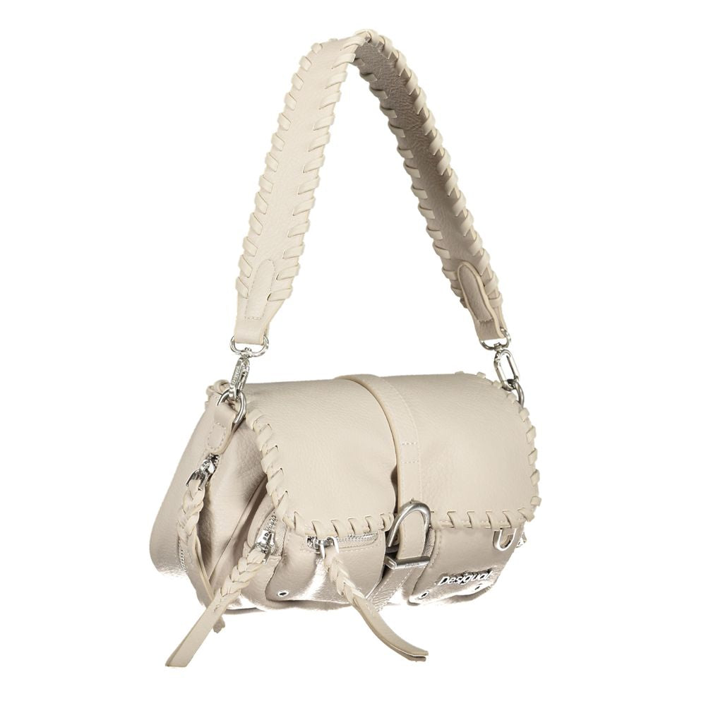 Desigual handbag made of white polyethylene