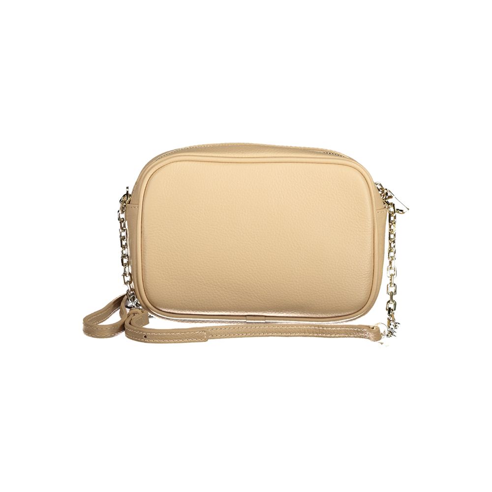 Patrizia Pepe beige leather handbag