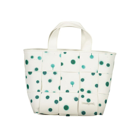 Desigual handbag made of white polyethylene