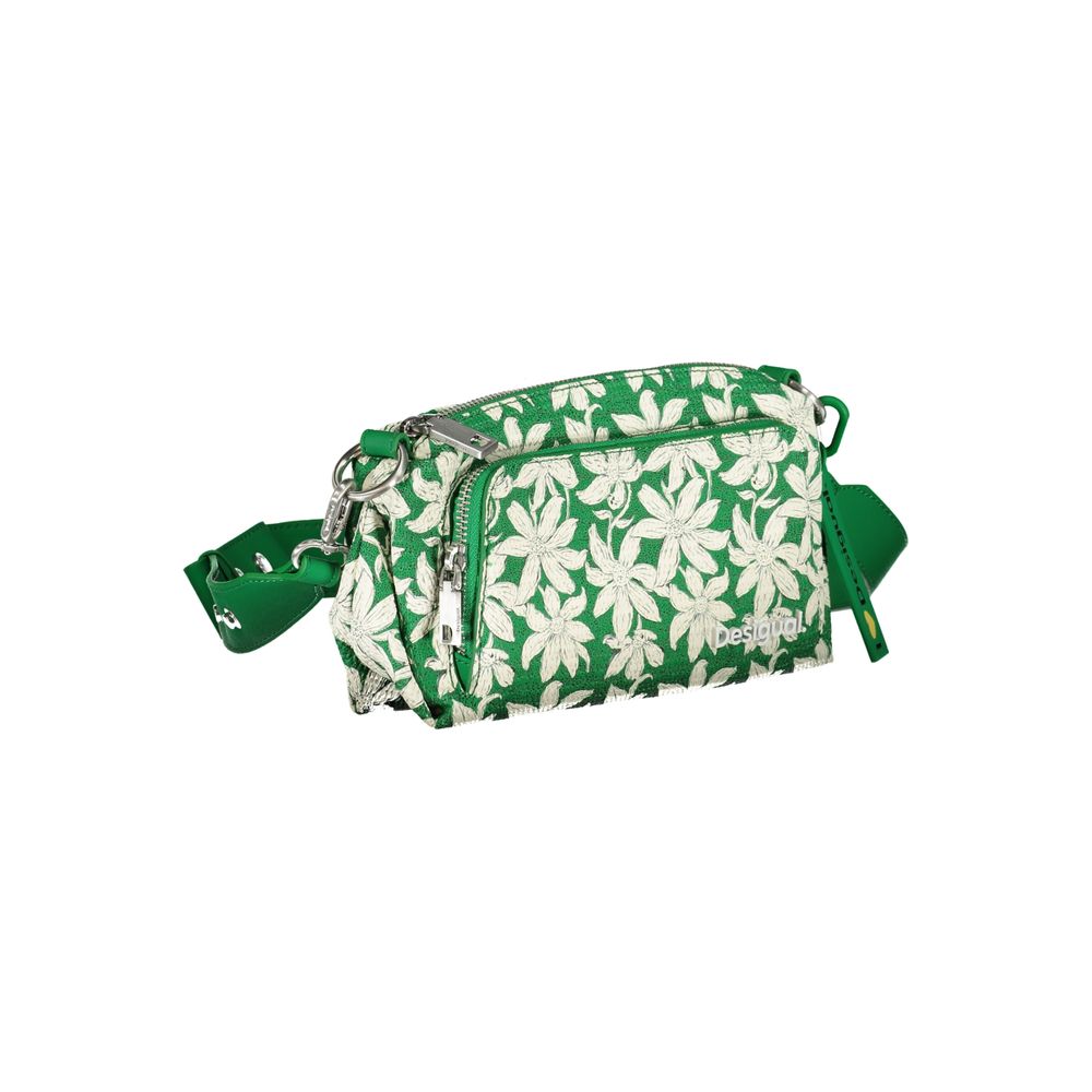 Desigual Grüne Polyethylen-Handtasche