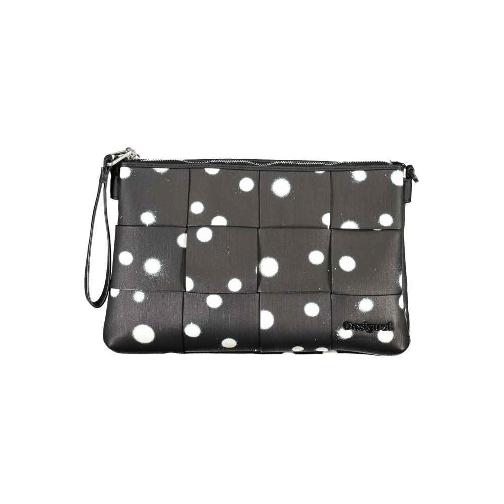 Desigual Schwarze Polyethylen-Handtasche