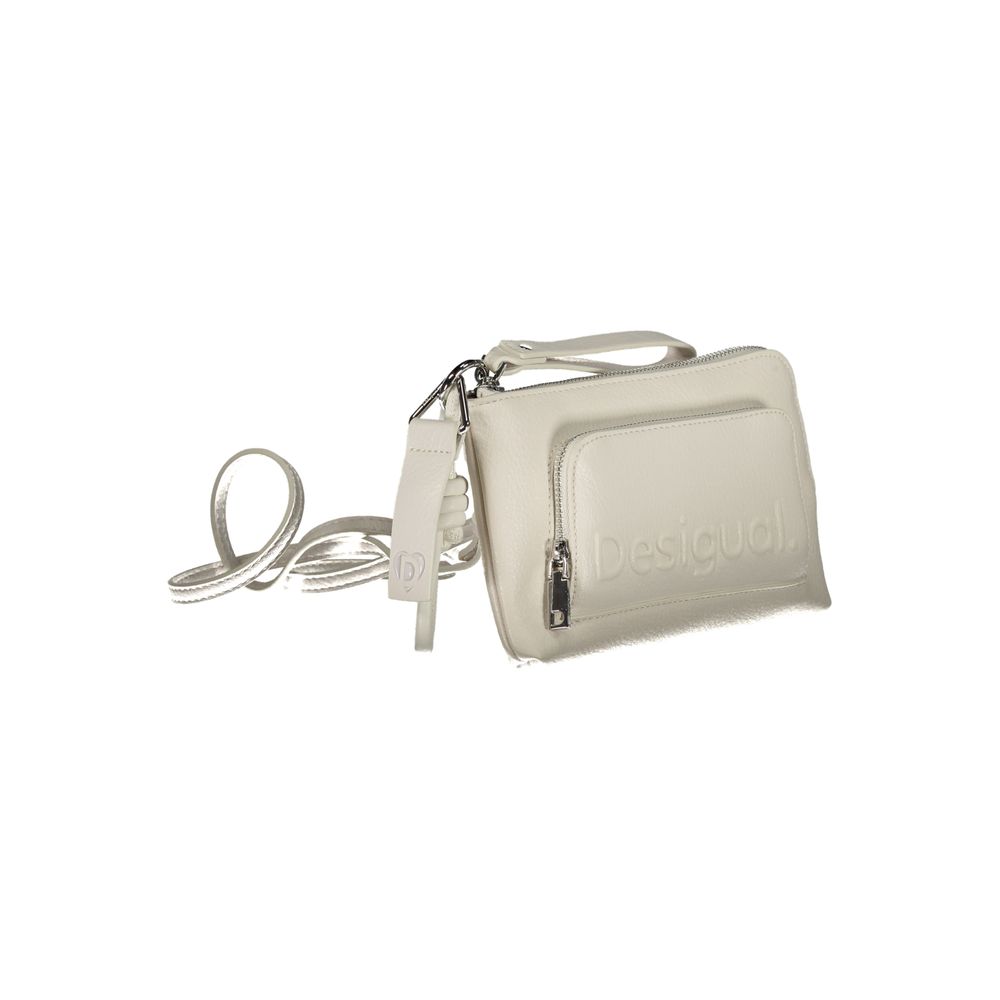 Desigual handbag made of white polyethylene