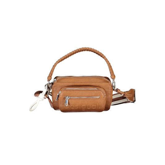 Desigual Brown Polyethylene Handbag