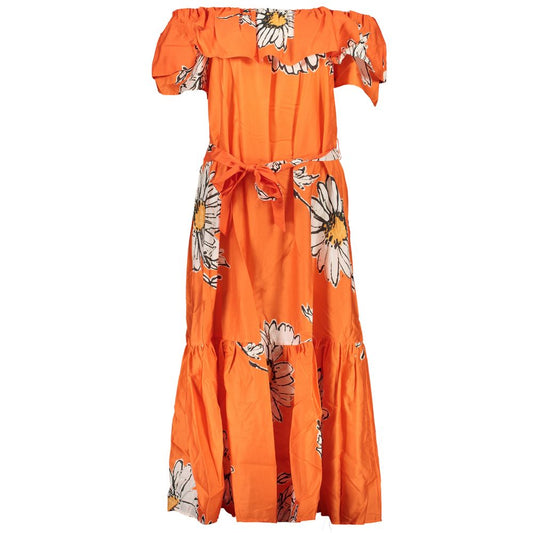 Desigual Oranges Baumwollkleid