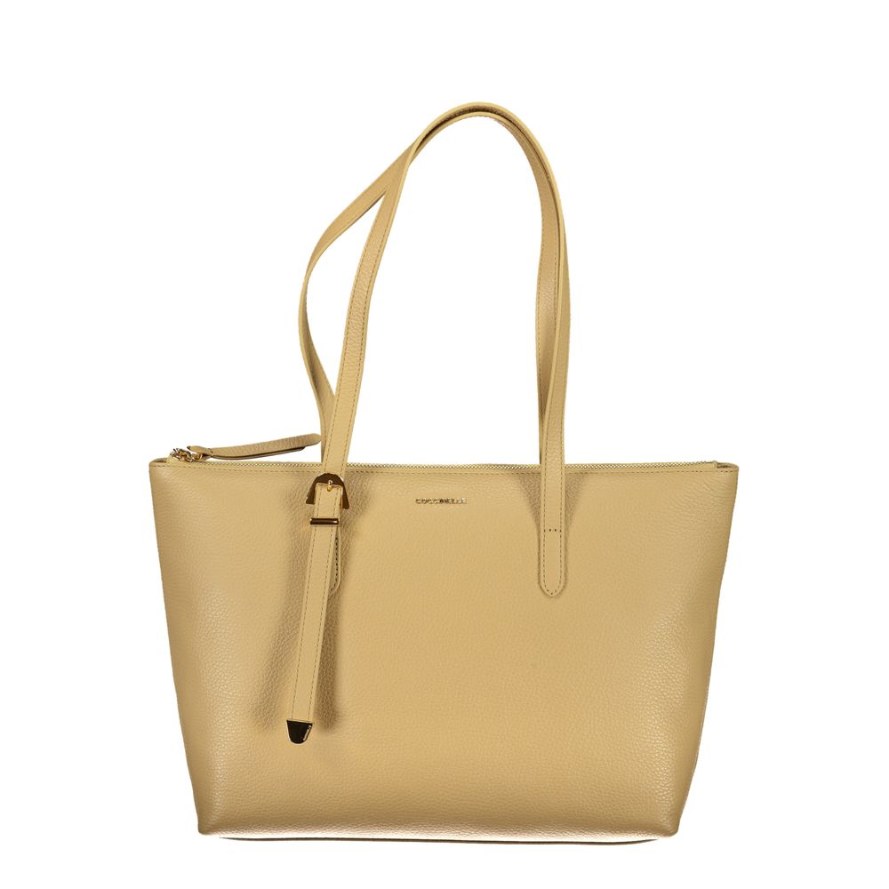 Coccinelle beige leather handbag