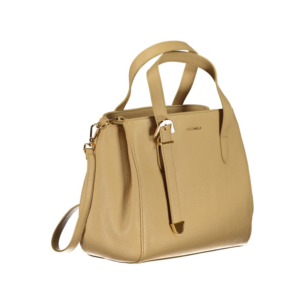 Coccinelle beige leather handbag