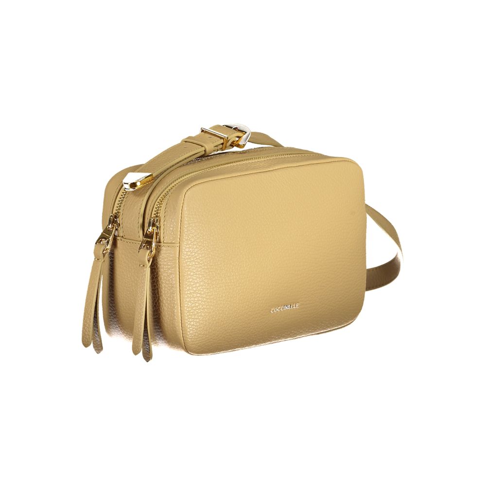 Coccinelle beige leather handbag