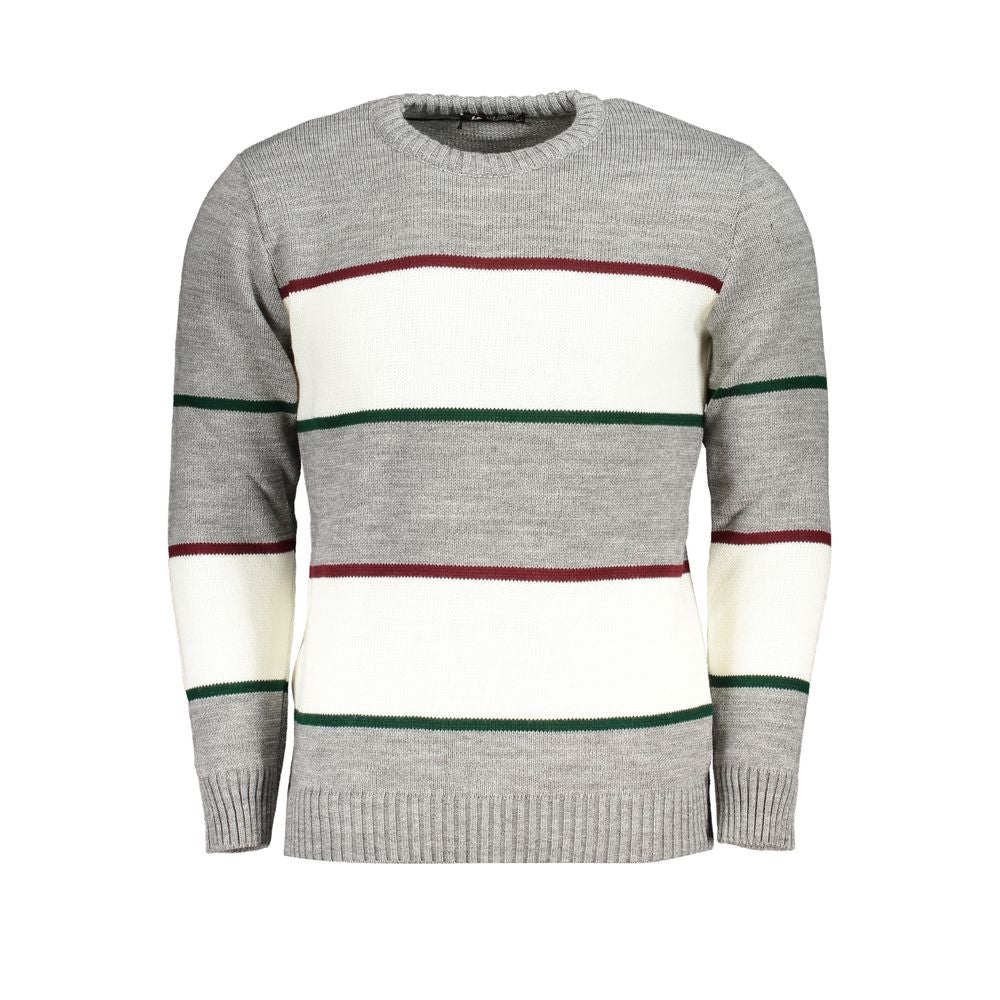 US Grand Polo Gray Fabric Sweater